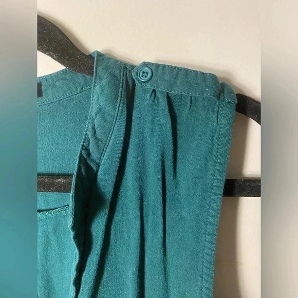 Shoe Dazzle emerald button down dress | size extra large - Picture 2 of 5